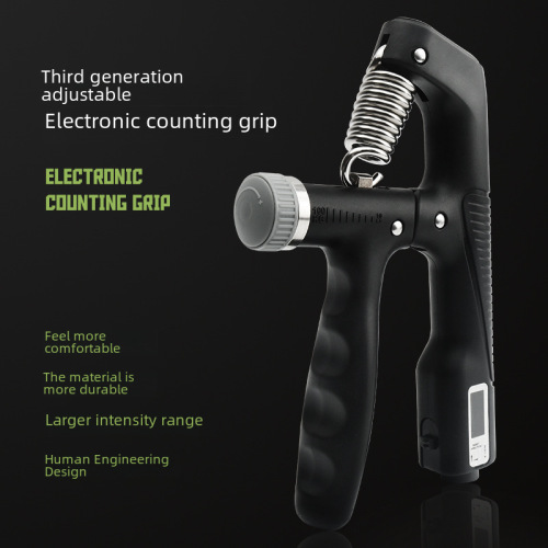 A-type electronic grip trainer for hand strength training, adjustable muscle training, 10-100KG