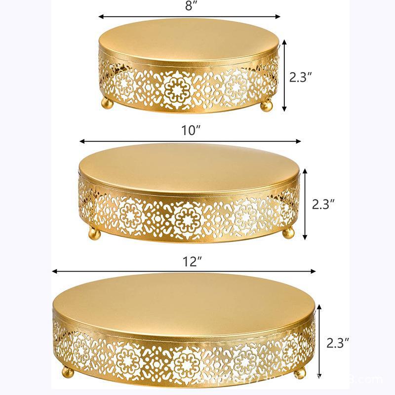 Amazon Hot Sale Creativity Dessert Plate Plate Plate de pastel de hierro forjado Plate de pastel de una sola capa Plate de frutas Plate de bocadillos