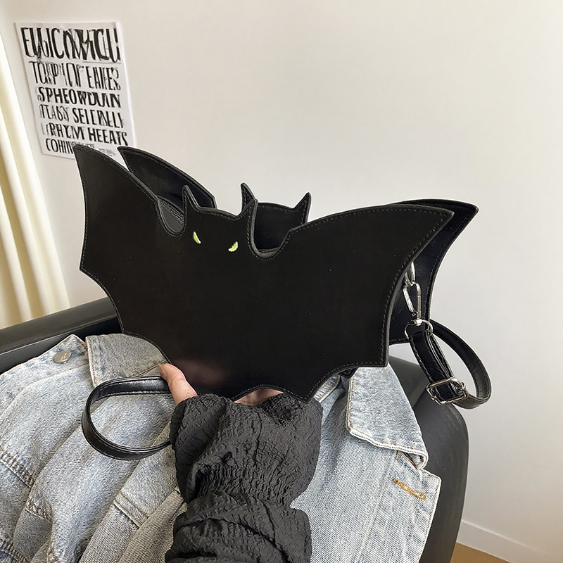 Borsa a tracolla halloween pipistrello per donna alla moda_voghion.com