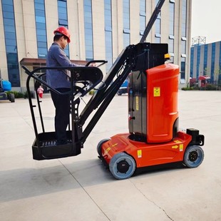 Electric drive mast aerial work platform mobile sleeve lifting climbing maintenance table electric hydraulic lift
