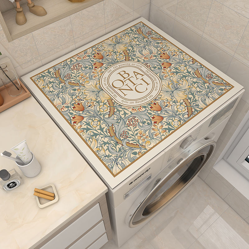Lavadora doméstica americana almohadilla de tapa absorbente y a prueba de polvo almohadilla de mesa de horno microondas almohadilla de mesa de aislamiento térmico no lavable para refrigerador al por mayor