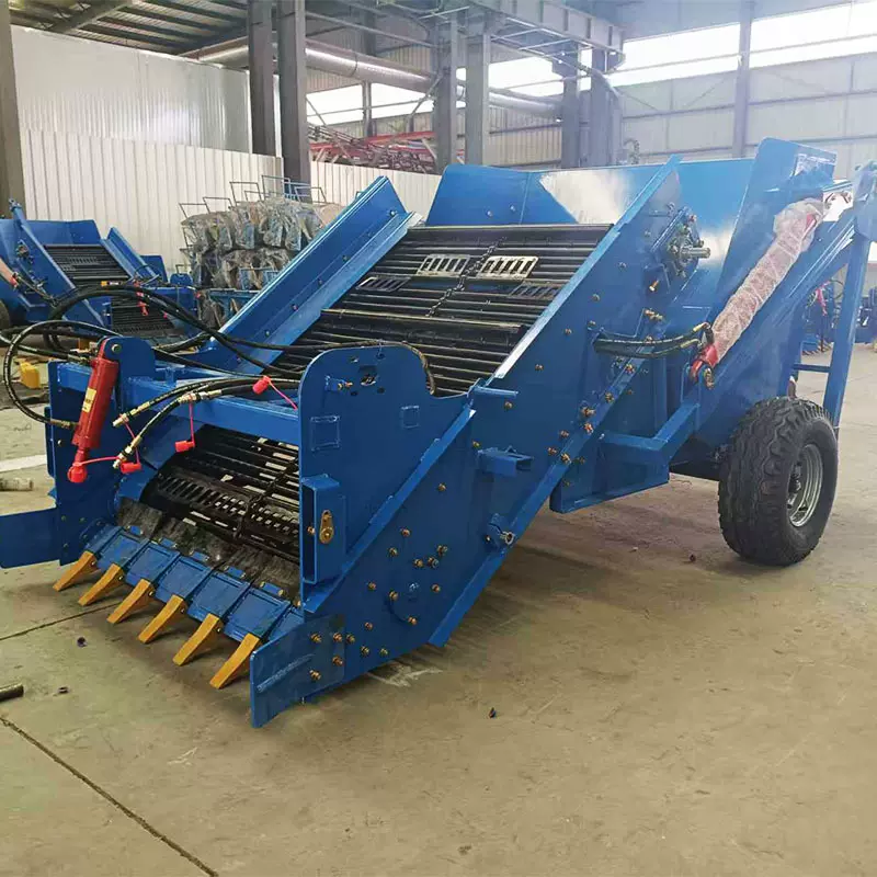 农田拖拉机带捡石机开荒捡拾建筑工地矿区戈壁挖石头的机器