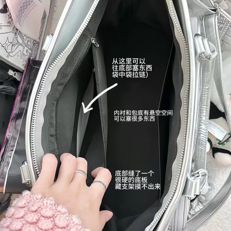 演唱会托特新款百搭大容量藏灯牌痛包支架通勤单肩追星大容量|undefined
