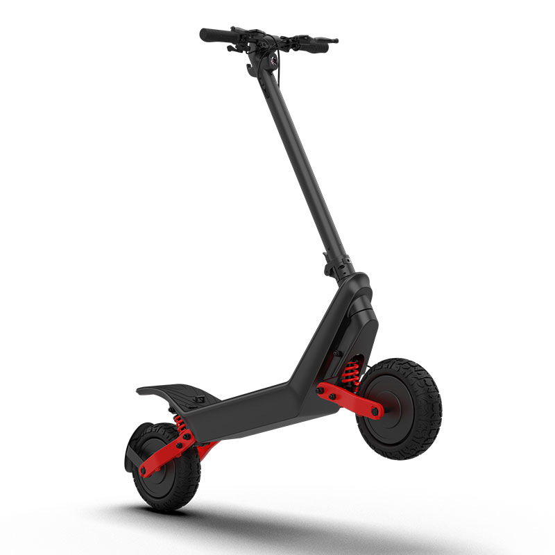 Scooter eléctrico X10 modelo todoterreno de doble tracción, alta potencia 2400W, vehículo eléctrico plegable para adultos para transporte con amortiguación.