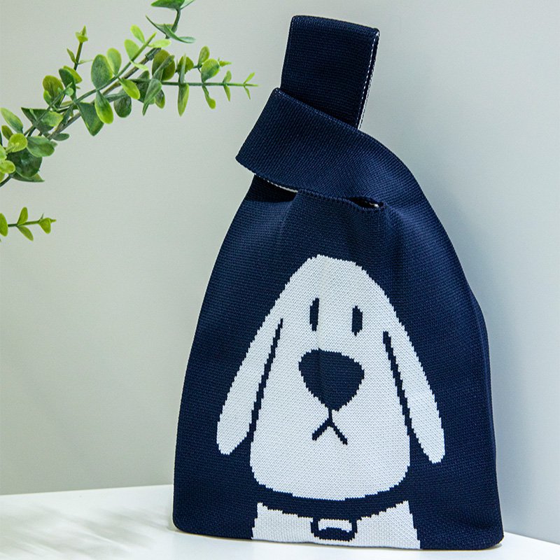 新款户外百搭针织托特包网红手办包包手机收纳包包ins女士手提包