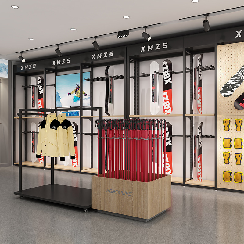 Tienda de zapatos deportivos al aire libre estante de zapatos estante de exhibición tienda de ropa estante de exhibición Zhongdao estante de zapatos estante de tienda de ropa profesional de hombre