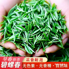 【一斤500g】碧螺春绿茶2025茶叶浓香型散装高山炒青茶袋装非毛尖