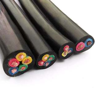 GB flame retardant cable RVV5 6 core 1.0 1.5 2.5 4 6 square signal cable waterproof sheath