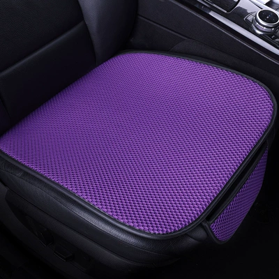 Four Seasons Pad — Car Cushion Massage Net Four - front-single-piece-purple-breathable-and-not-stuffy-linen-style