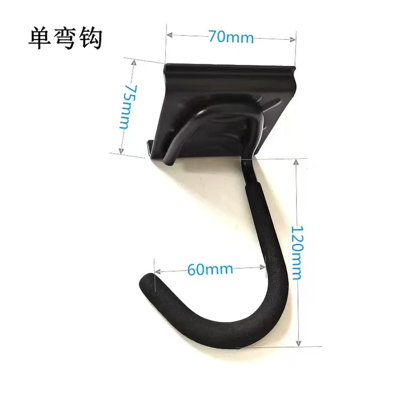 gancho de placa de ranura transfronteriza para almacenamiento de pared pesada percha metálica para herramientas de jardín para colocar ganchos de pared para objetos pesados tipo de pared image 21