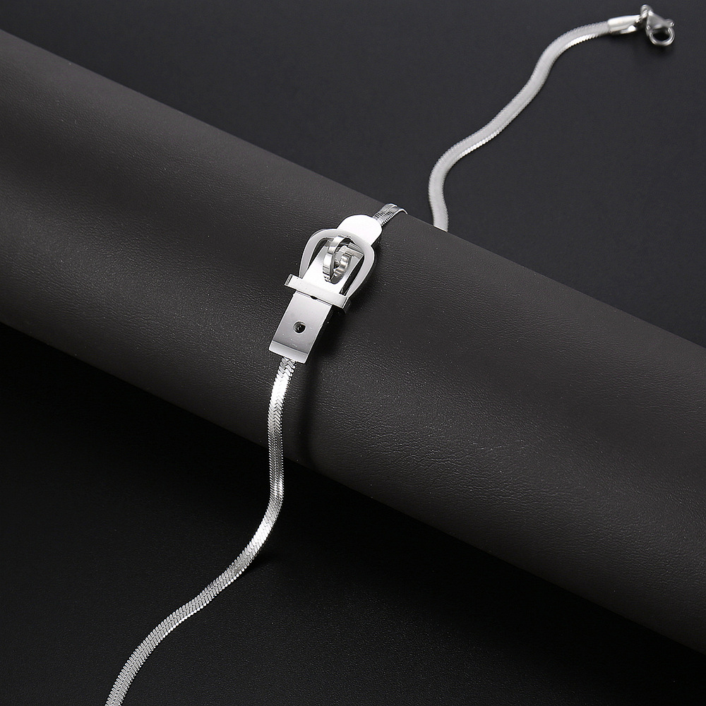 1 Piece Quantity Daily Occasion Hip-hop Solid Color Titanium Steel Polishing Women's Necklace