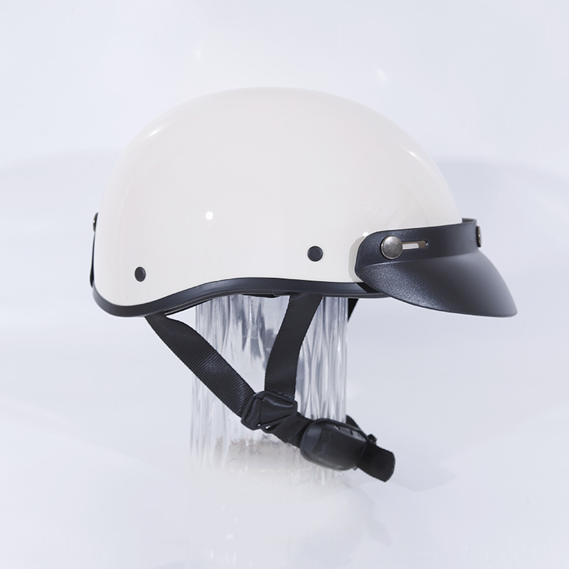 Universal Half – Universal Motosiklet kaskı (dəbilqə) - white-c-001