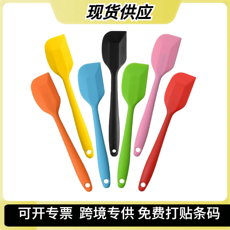 Silicone spatula integrated FDA high temperature cream cake spatula baking tool silicone spatula