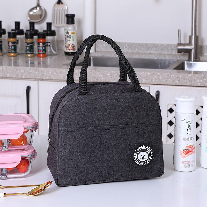 Portable bento bag lunch box Thermal insulation bag students lunch bag office workers with food storage bag to issue cross-border lunch box bag