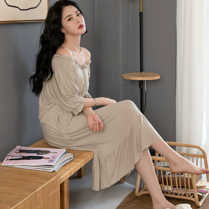 Длинное летнее платье-пижама, oversize, короткий рукав, стиль принцессы, 2 цветовых варианта, размеры M–XXL