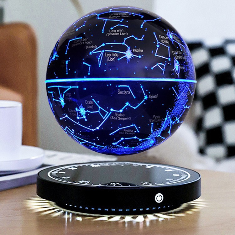 Magnetic Levitation Clock Planet High-end Student Novelty Gift Entry Luxury Home Ornaments Luminous Nightlight Business Gift