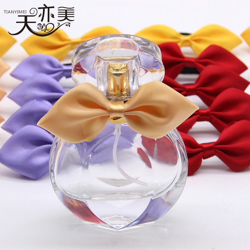 Tianyi Mei al por mayor botella de perfume/botella de vino/Embalaje de regalo decorativo pajarita Arco de la cinta hecha a mano