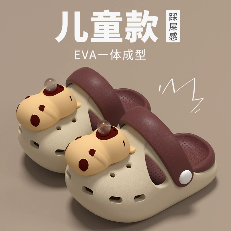 Детская обувь Croc Сандалии и тапочки из ЭВА для мальчиков и девочек Детские летние новые тапочки Croc с мягкой подошвой для дома и улицы