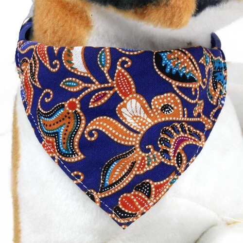 Pet Dog Cotton Triangle Bandana Large Medium Small Breeds Collar Sweat Towel Ethnic Style Cute Bib Golden Retriever Teddy Dog