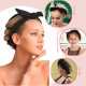 Cross-border new bow lazy curly hair wave sleep high sense curling iron velvet curling iron grip wholesale