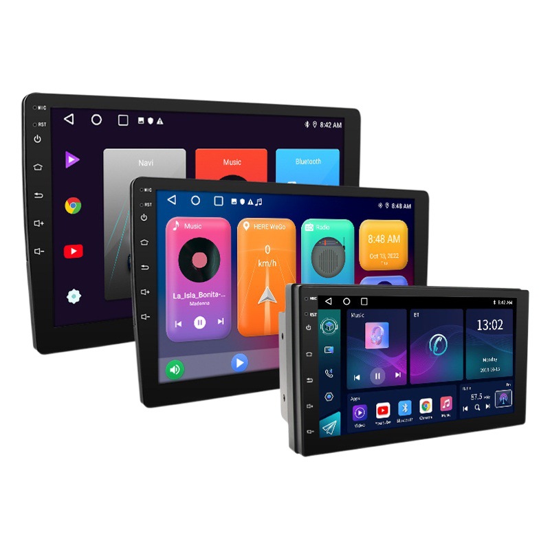 Navegador GPS universal para coche con pantalla de 7/9/10 pulgadas, reproductor MP5, sistema de navegación Android para coche, pantalla de control central.