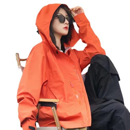 Bird's same style sv alpha beta outdoor jacket seamless glued waterproof and windproof casual sports jacket