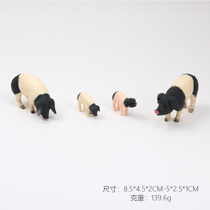 Modelos de Animales Salvajes Simulados Transfronterizos, Tigre, León, Elefante, Juguetes de Modelos de Animales, Serie de Simulación de Modelos de Animales