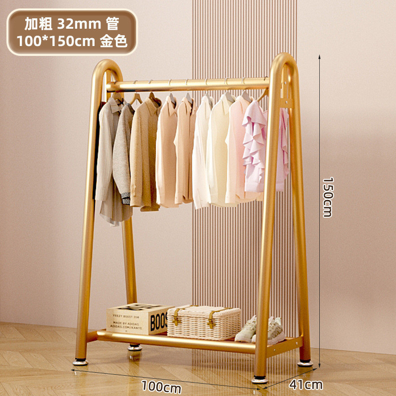 걱정 없는 애프터 서비스丨빅맥 3.2CM 두꺼운 파이프 직경丨럭셔리 골드-대용량 저장 [100CM*150CM] 단일 레이어 모델