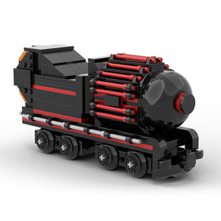 Building Blocks Moc: C4294 Julesverne' Time Train with and 880 Particles