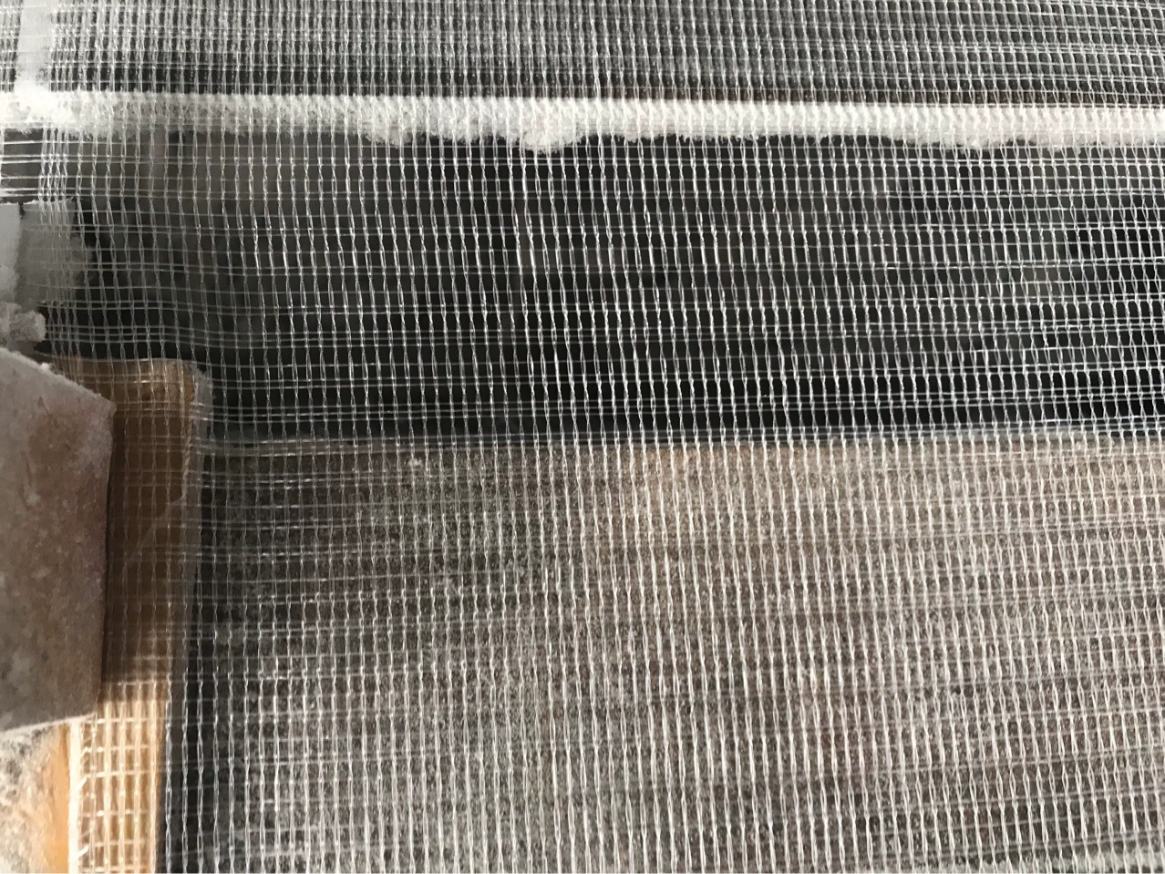 Белая пятикрученная сетчатая ткань со скидкой по спецификации 80cm до 4m