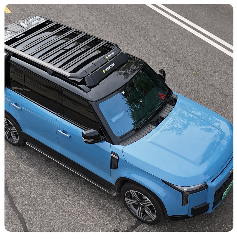 Suitable for Jishi 01 Outdoor Camping Vehicle Roof Expansion Explorer Roof Rack Canopy Side Tent Ladder