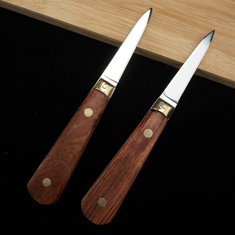 Нож для устриц с рукоятью из rosewood, открывающий ракушку, инструмент для бытового использования на гриле, нож для чая, открывает больше товаров