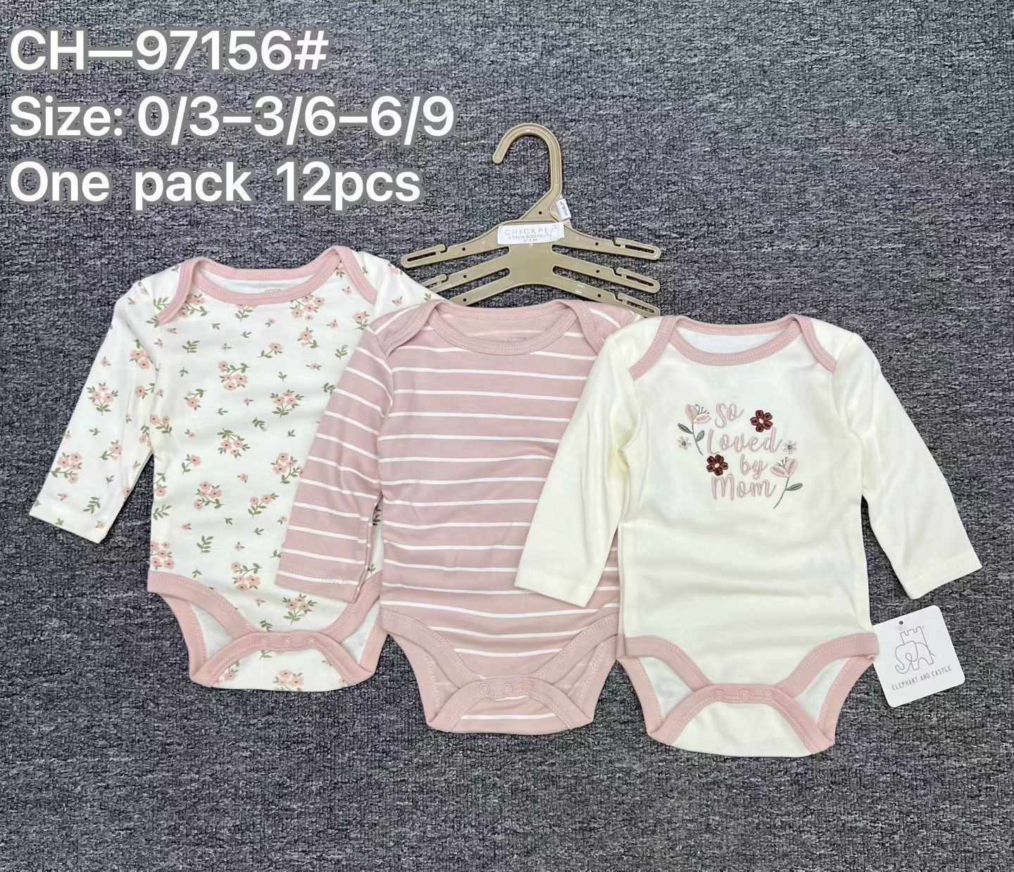 Pañalero para Bebé Set de 5 Piezas de Algodón de Manga Larga para Recién Nacidos image 10
