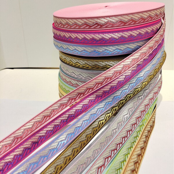 1.5cm twill ethnic style jacquard webbing classic ethnic style…