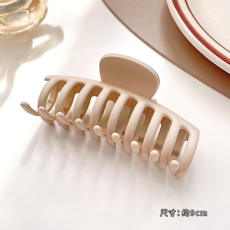 ミルク茶色のフロストクリップの大きい花のヘアピン少女の後頭部のヘアピン|undefined