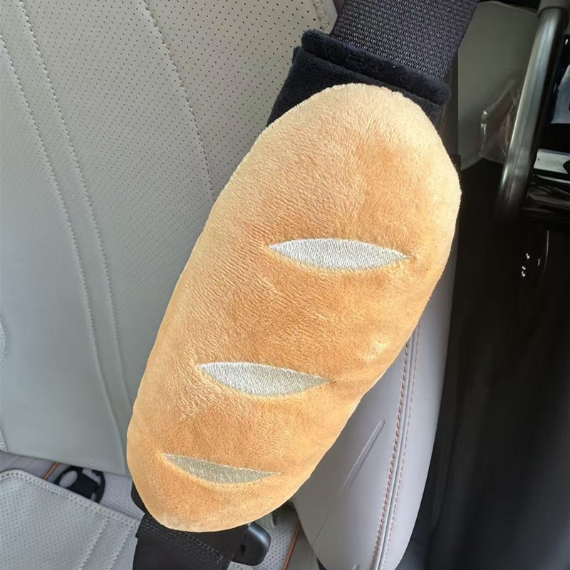 Little Red Book's Same Style Baguette Car Seat Belt Shoulder Cover Car Universal Decorative Shoulder Strap to Prevent Strangulation