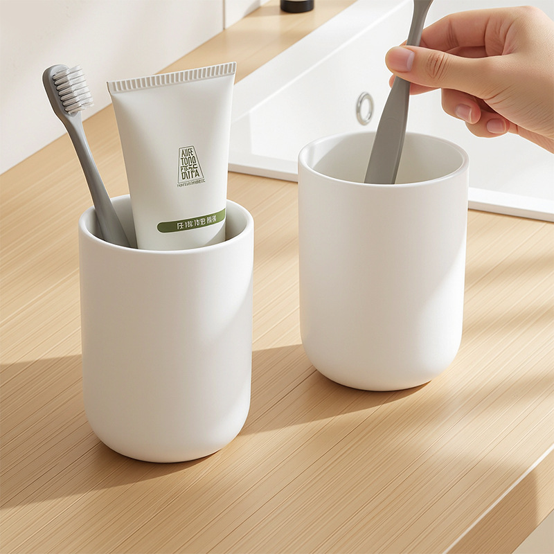 【Foreign Trade】Simple Mouthwash Cup for Home and Dormitory Use, Toothbrush Cup, Student Toothbrush Holder, Washing Cup, Oral Care Cup