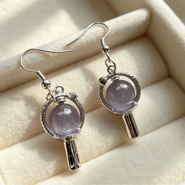 New BTS-style Ami stick earrings and bracelet, high-quality fan support merchandise, collarbone earrings