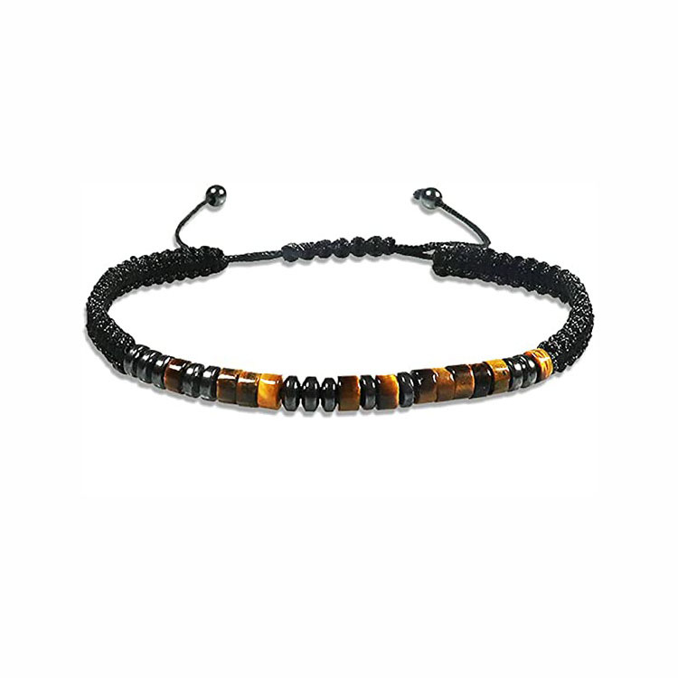 Simple Style Crack natural stone Handmade Bracelets 1 Piece