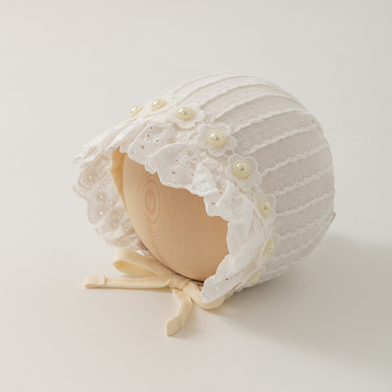 Baby gorro de orejas coreano estilo extranjero bebé primavera y otoño gorro de corte delgado para niños pequeños meses gorro de verano