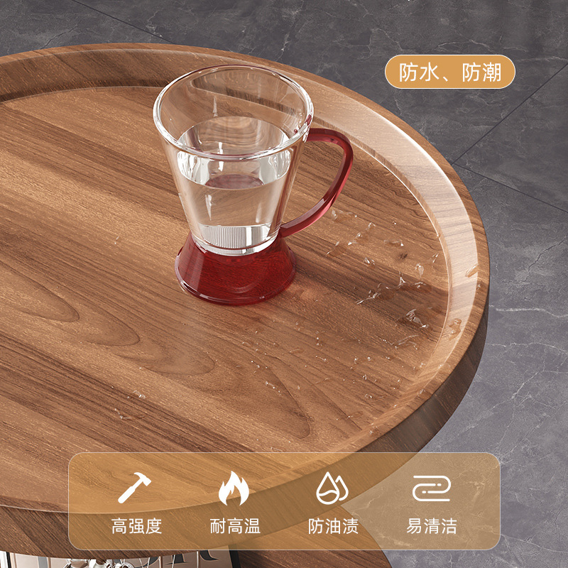 Light luxury three-story side table small apartment living room home hotel side table bed and breakfast sofa side cabinet Nordic corner table coffee table