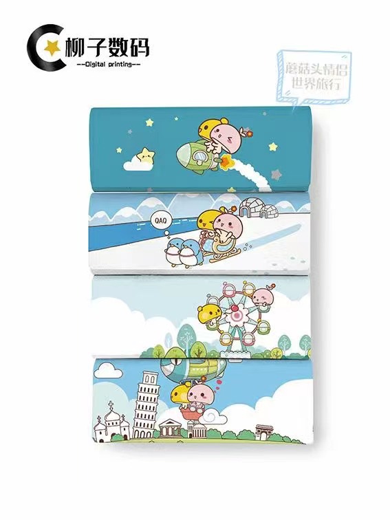 버섯 머리 커플 세계 여행