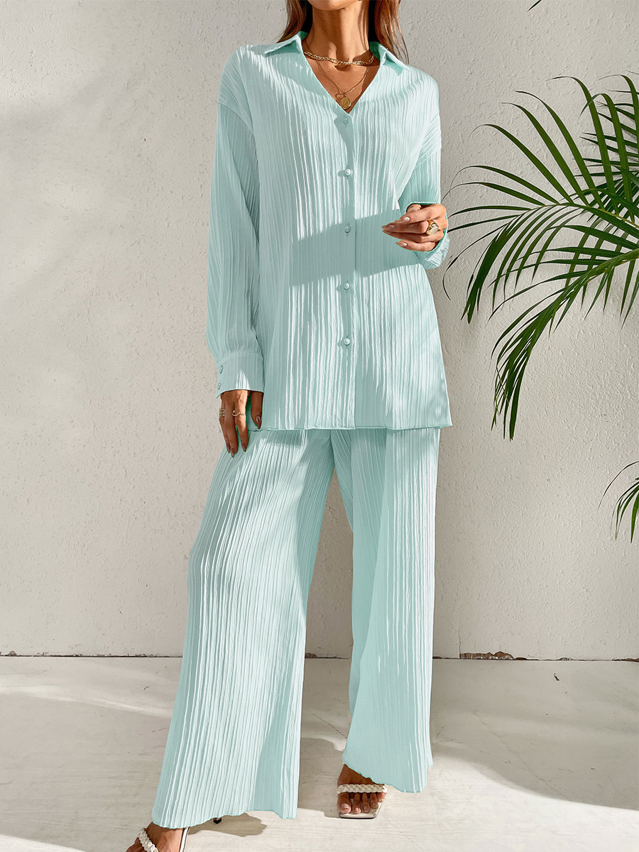 546g Weight Long Sleeve Sleeve Length 4-Way Stretch Fabric, Cotton Silk, Polyester Fabric Type Pant Co-ord Set Sets Type 2 Piece Set Quantity Daily Occasion Breathable Function Regular Fit Fit Type Solid Color Pattern Spring, Autumn Season Women'S Gender Patchwork Design Fashion Style Daily Women'S Fashion Solid Color 4-Way Stretch Fabric Cotton Silk Polyester Patchwork Pant Co-ord Set Pants Sets 25