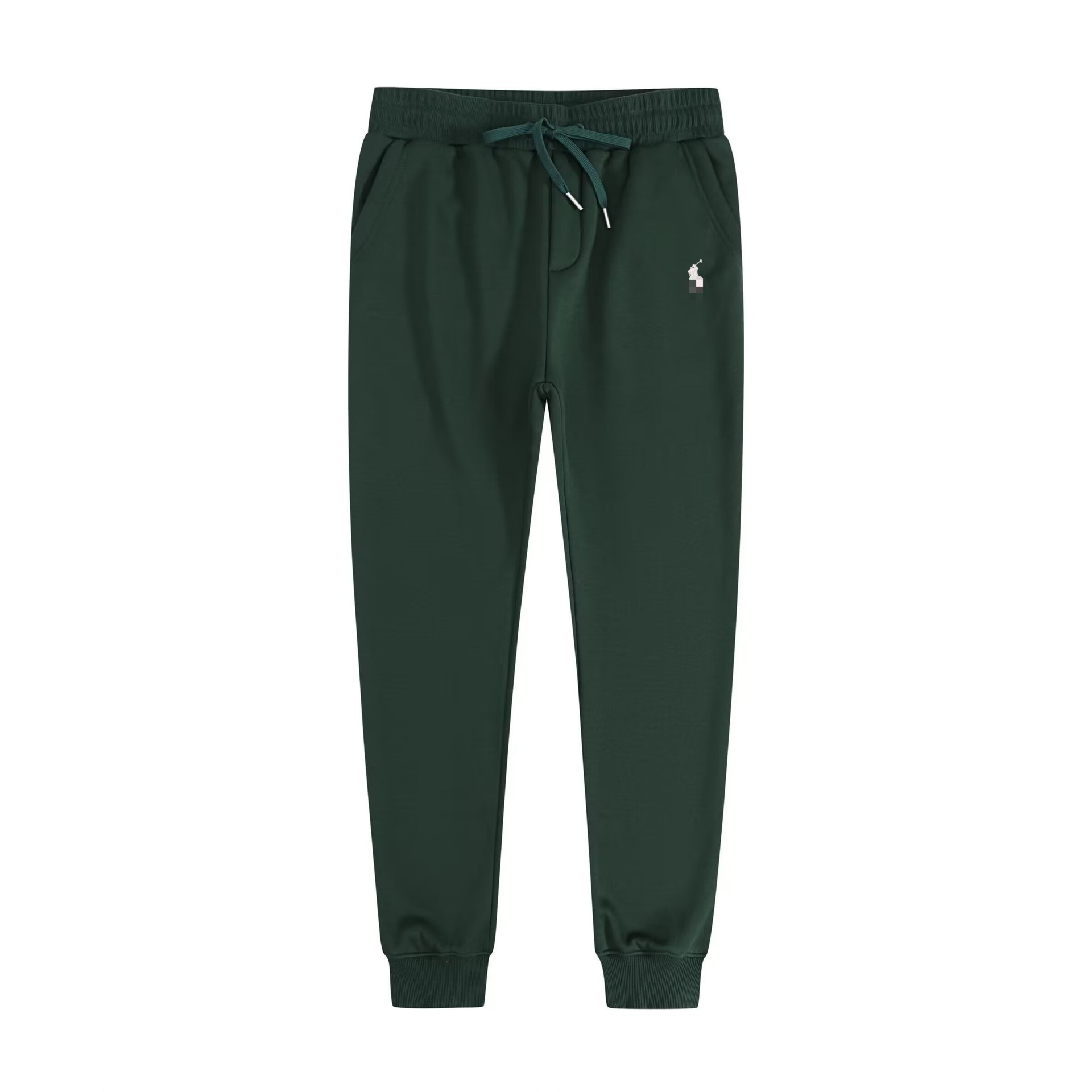 Dark green pants-white label