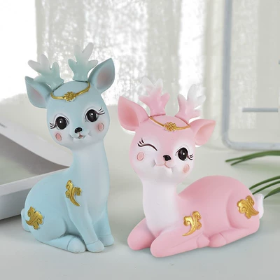 Safe journey deer car Car ornaments - color-small-fairy-deer