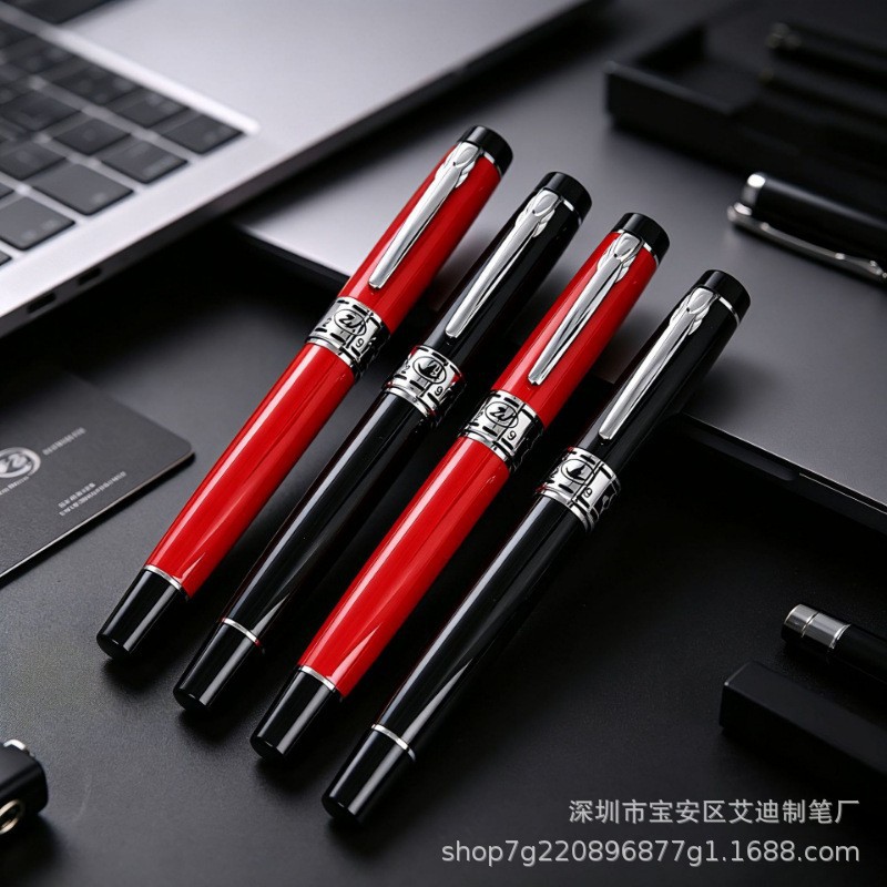 Classic Business Metal Ballpoint Pen with Heavy Weight, Corporate Office Signature Pen, Logo Printing, Hotel Gift Pen Wholesale