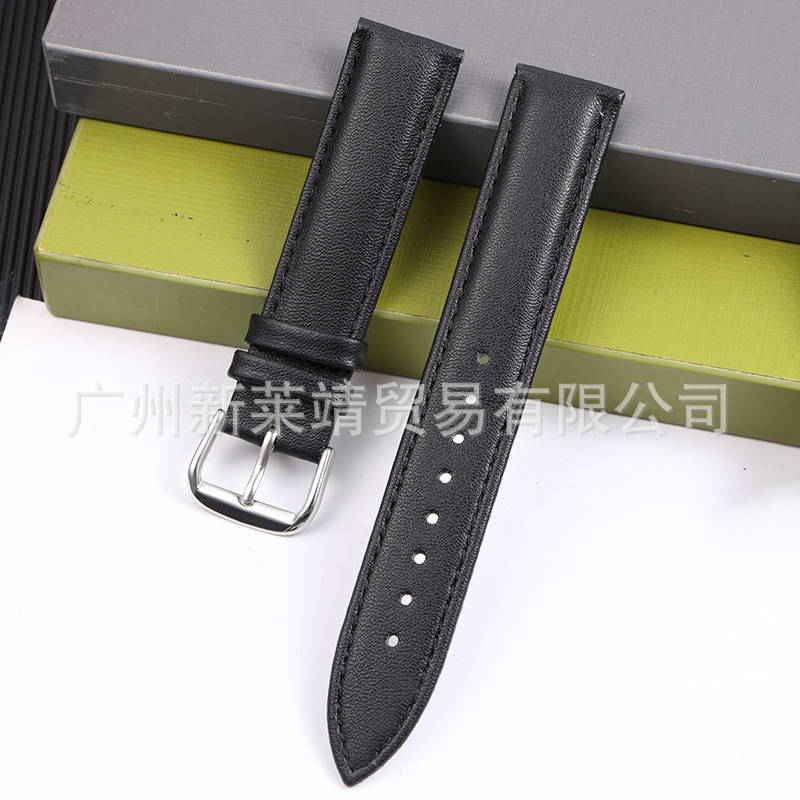 [Venta directa de fábrica] correa de reloj de cuero de ternero aguja de correa de reloj de pulsera de reloj general de cuero de vaca suave aguja al por mayor transfronteriza