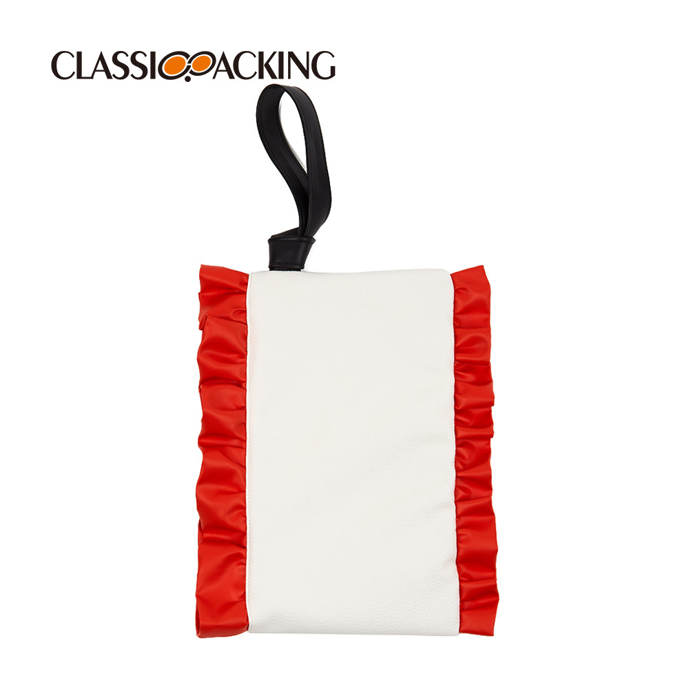 Japonés simple bolsa de lavado de gran capacidad empalme plegable diseño cuidado de la piel bolsa de almacenamiento salir bolsa de maquillaje portátil