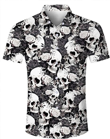 Venta caliente transfronteriza europea y americana, linda mascota gato estampado 3D, camisa hawaiana de manga corta con botones sueltos en la calle principal para hombres