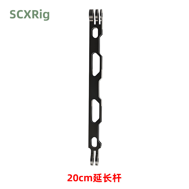 Gopro soporte de varilla de extensión adecuado para insta360 X3 casco cámara de aleación de aluminio brazo de extensión accesorios de Acción